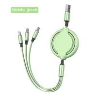 2020 Amazon Popular Micro USB Cable Mobile Phone Type-C IOS and 5V 2.4A Fast Charging USB Nylon Data Cable Transferring Charger