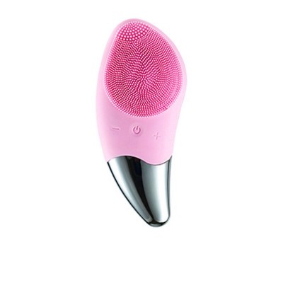 Silicone Mini Waterproof Sonic OEM Customized Battery Packing Face Color Portable Massage Brush Electric Facial Cleansing Brush